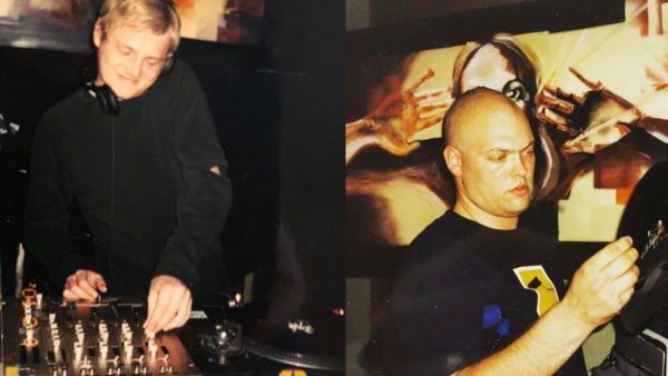 Geir and Olle DJing at Skansen