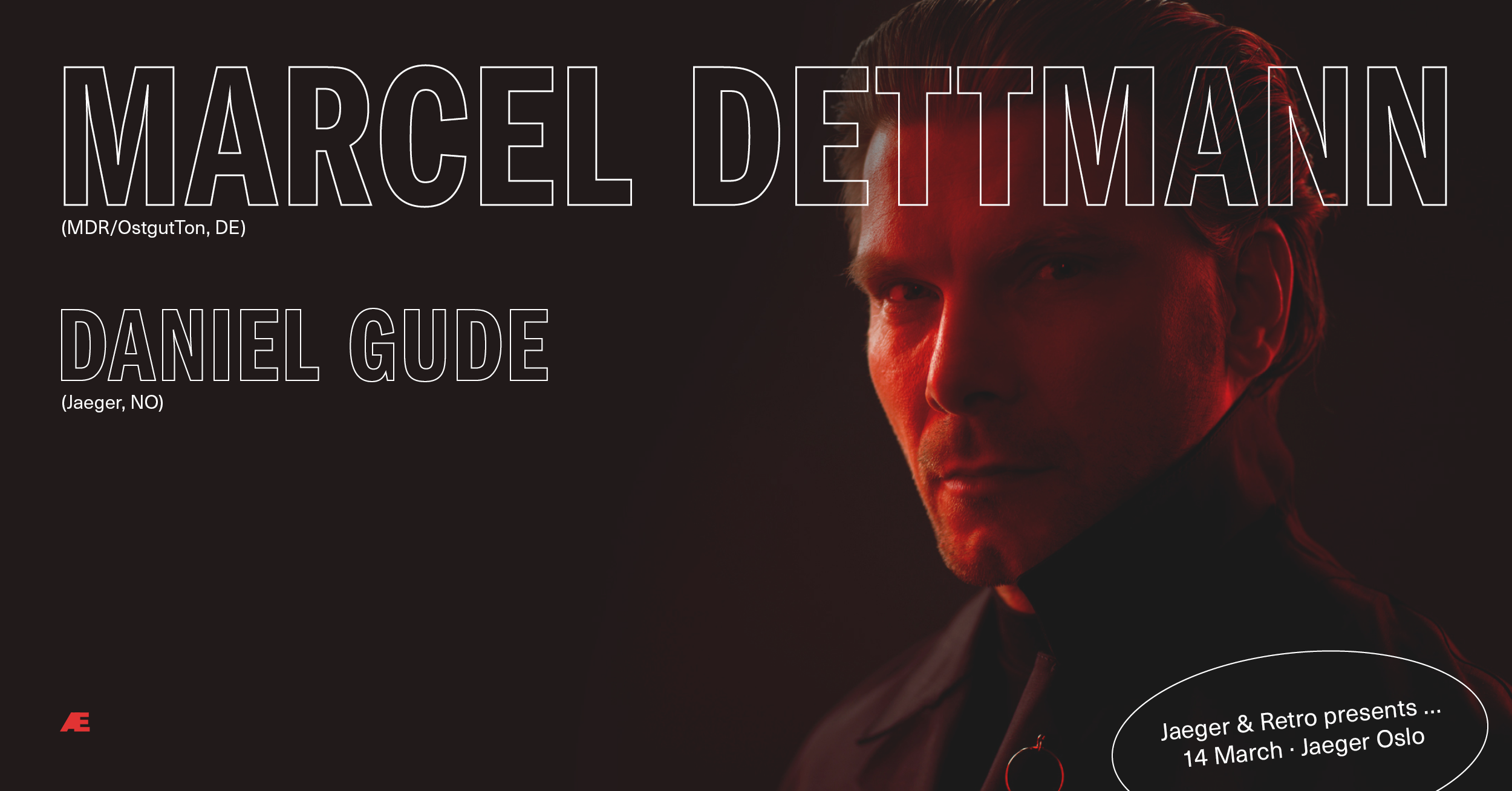 Tickets for Marcel Dettmann are now available
