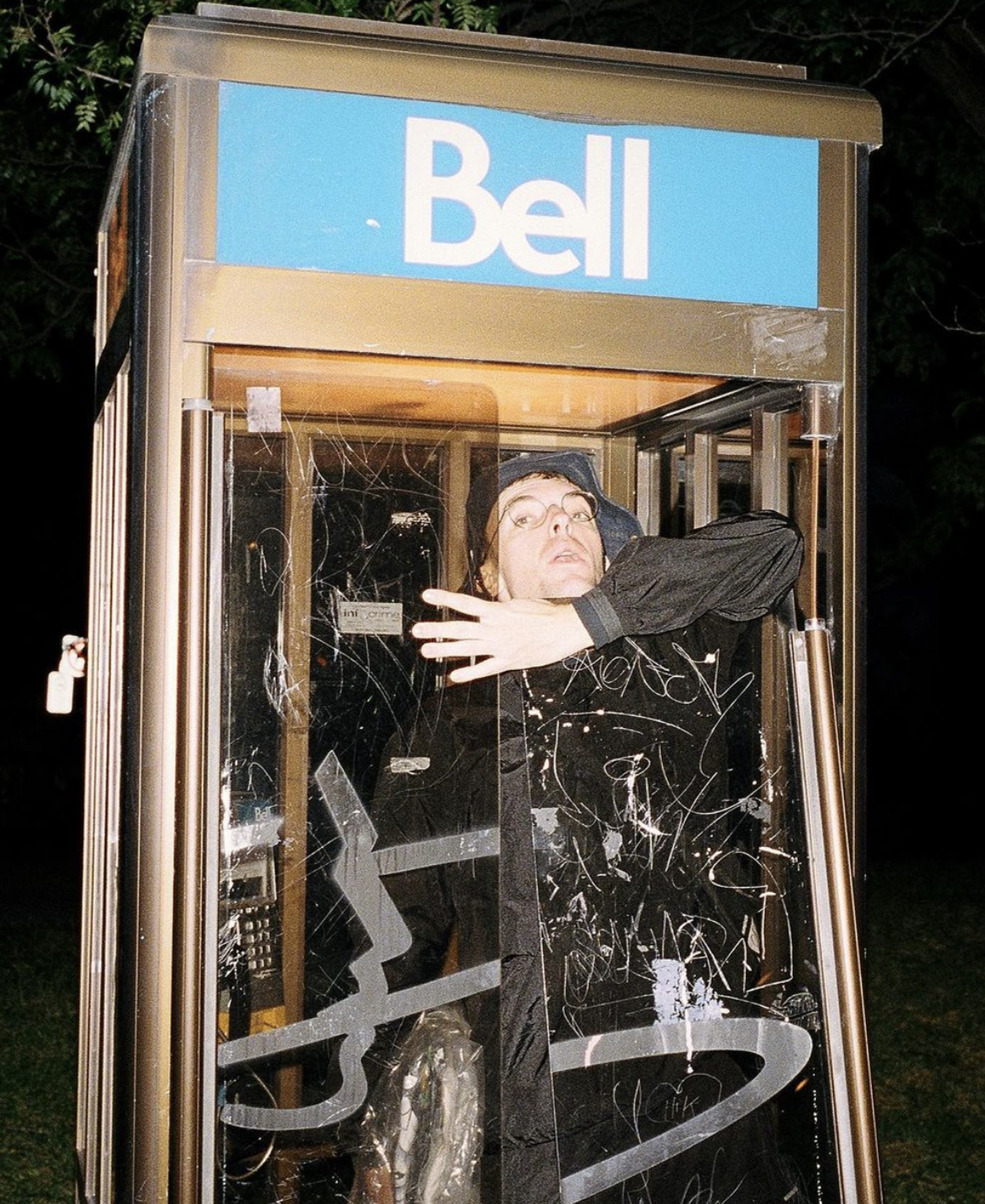 Photo of Chaos in the CBD in a telephone booth